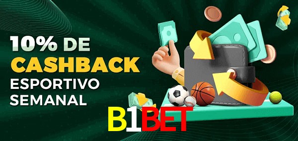 10% de bônus de cashback na B1BET